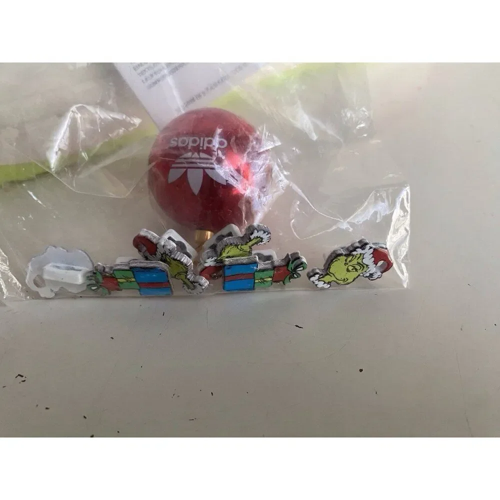 Adidas The Grinch Forum Low Fashion Sneakers ID3512 Men’s Sz 10 Charms Laces NEW
